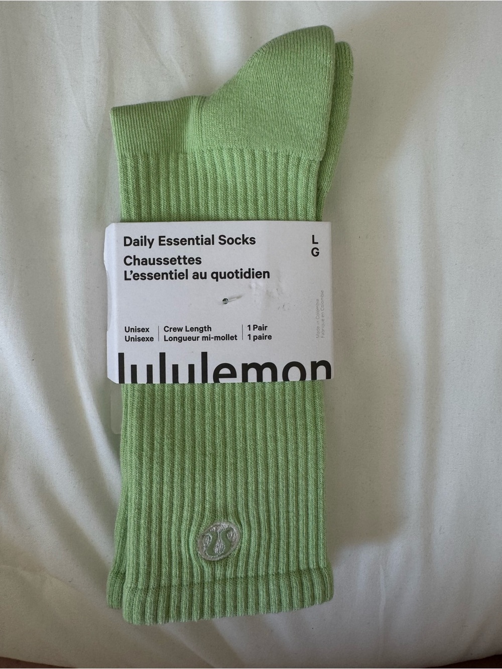 lululemon Daily Essential Socks - Kale Krush